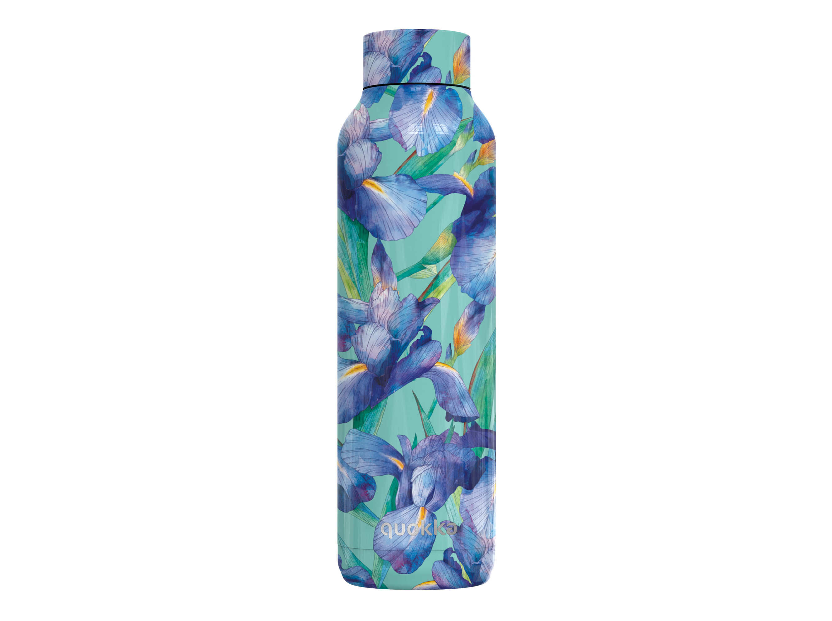 GARRAFA T&Eacute;RMICA QUOKKA INOX IRIS AZUL 630ML