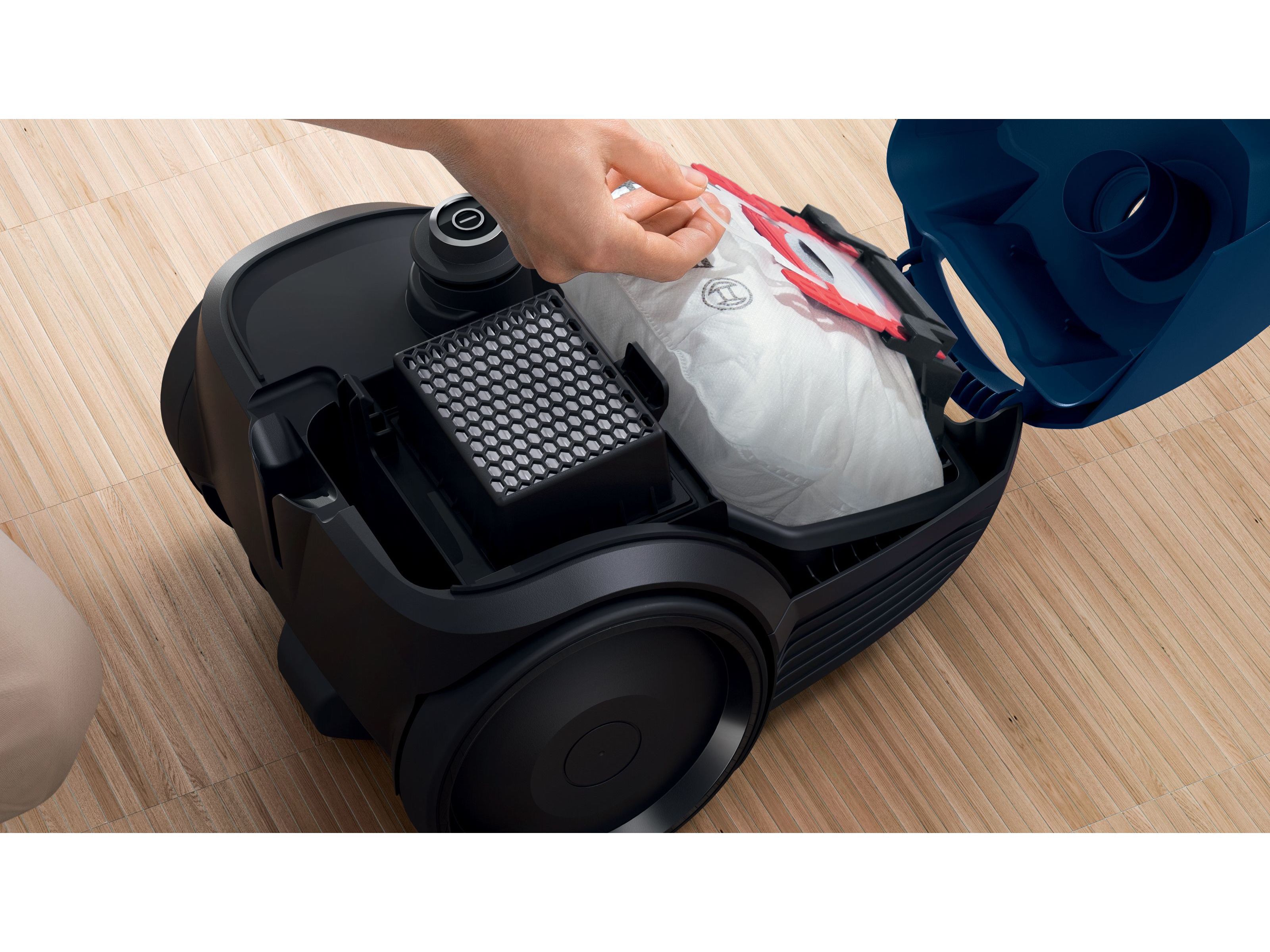 ASPIRADOR COM SACO BOSCH BGBS2BU1T SUSTENT&Aacute;VEL AZUL 850W image number 6