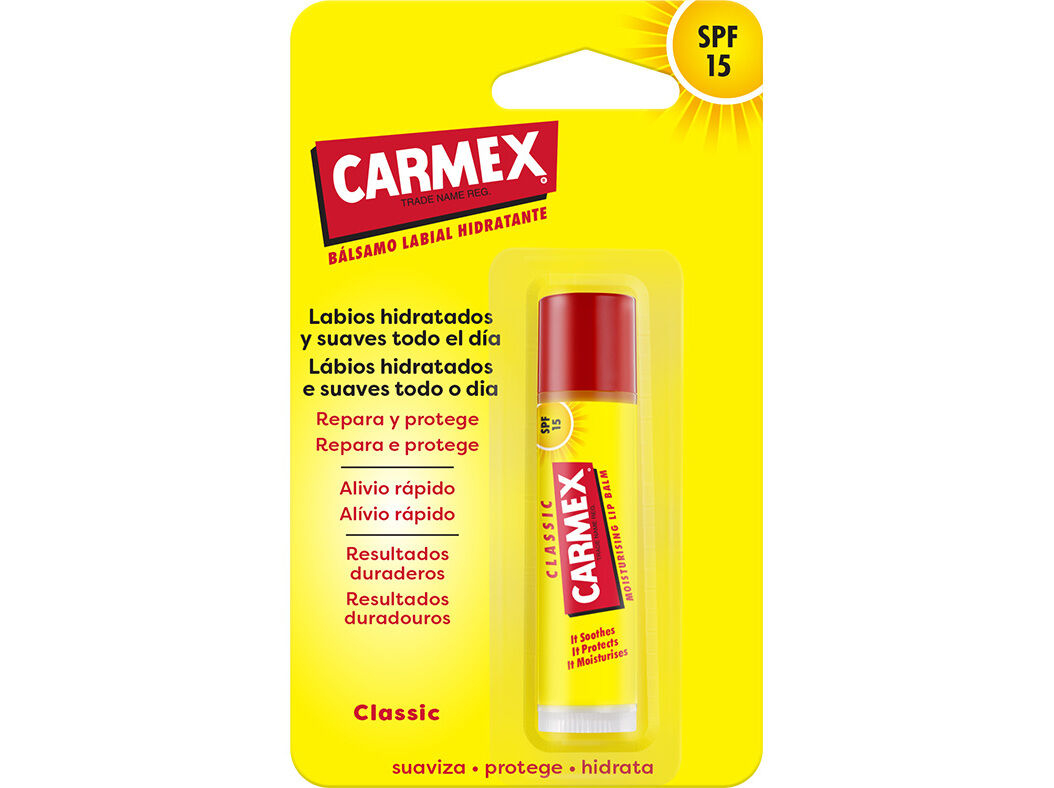 STICK CARMEX LABIAL ORIGINAL SPF 15 4.25G image number 0
