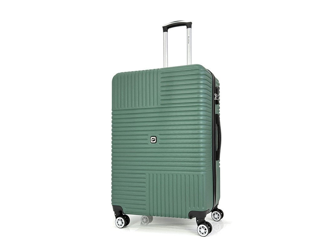 MALA DE VIAGEM GRANDE R&Iacute;GIDA AIRPORT ZEN VERDE COM 8 RODAS 74 X 50 X 29 CM