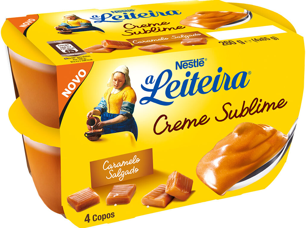 SOBREMESA A LEITEIRA CREME CARAMELO 4X65G image number 1