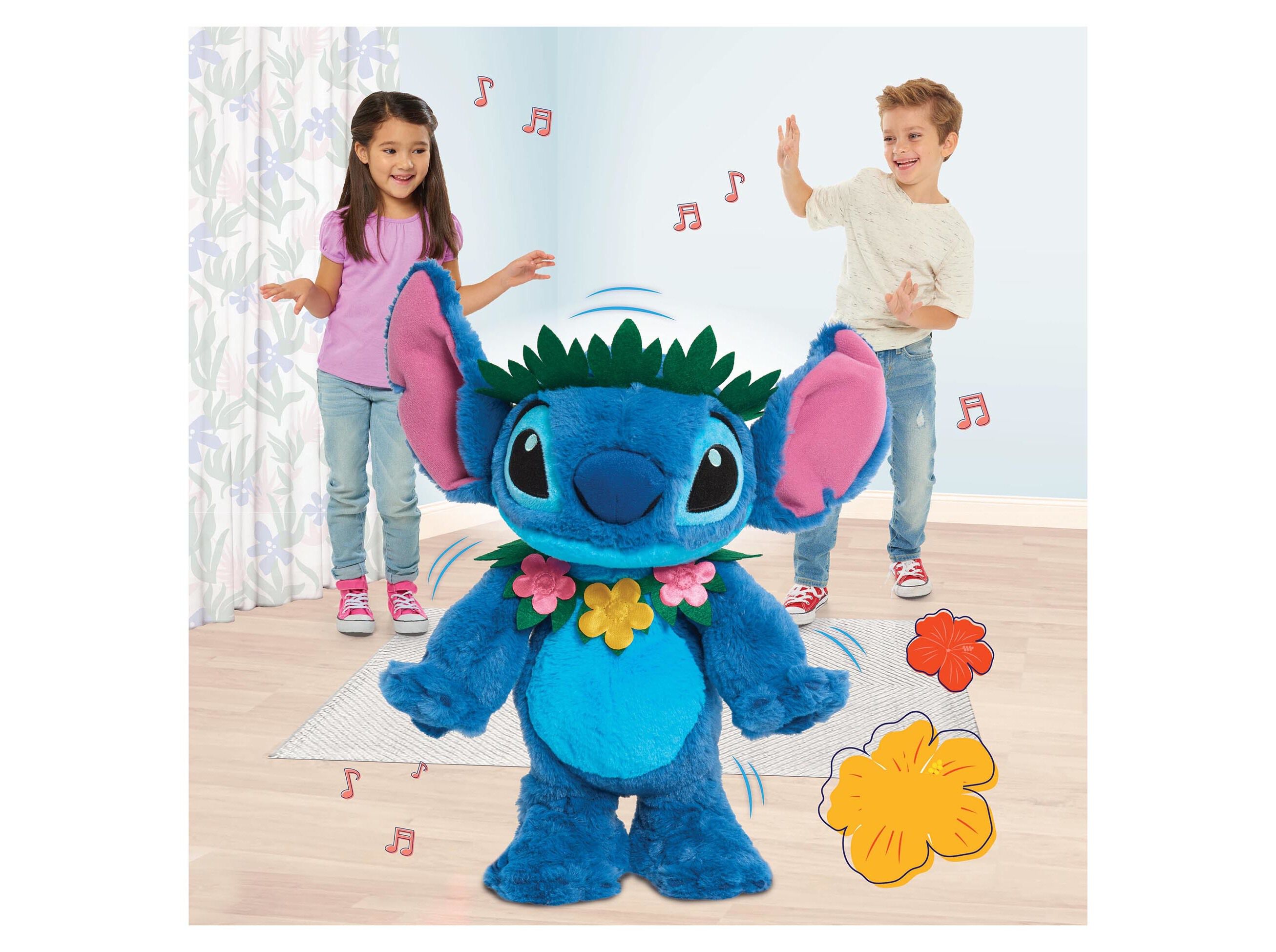 PELUCHE CANTA E DAN&Ccedil;A STITCH image number 1