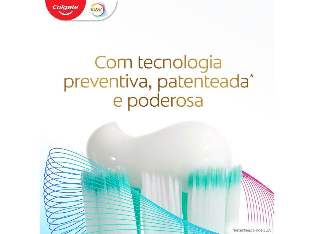 PASTA DE DENTES PROTE&Ccedil;&Atilde;O TOTAL AVAN&Ccedil;ADA ESMALTE SAUD&Aacute;VEL COLGATE 75ML image number 4