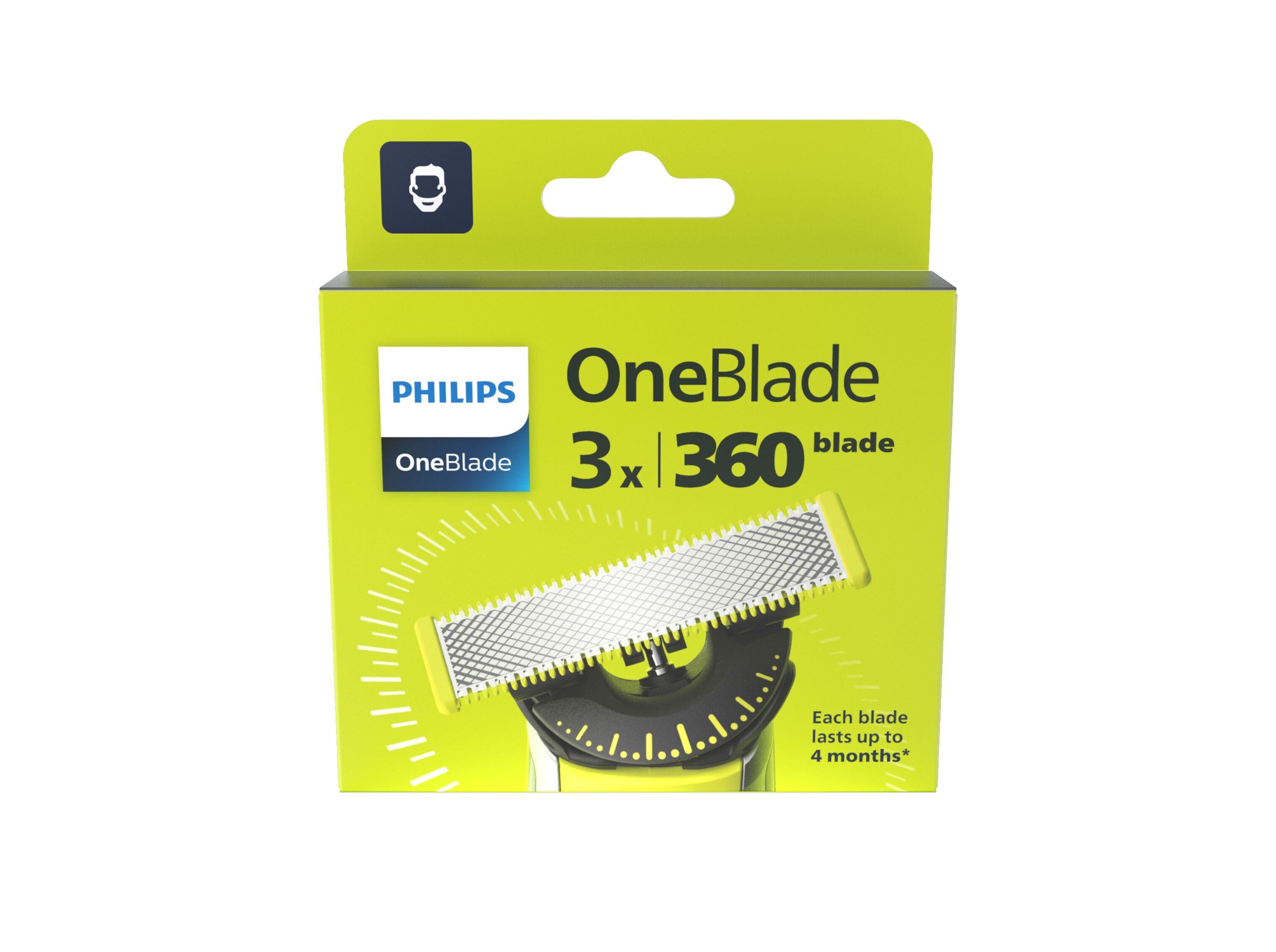 PACK 3 L&Acirc;MINAS BARBEAR PHILIPS ONE BLADE 360 QP430/50 image number 4