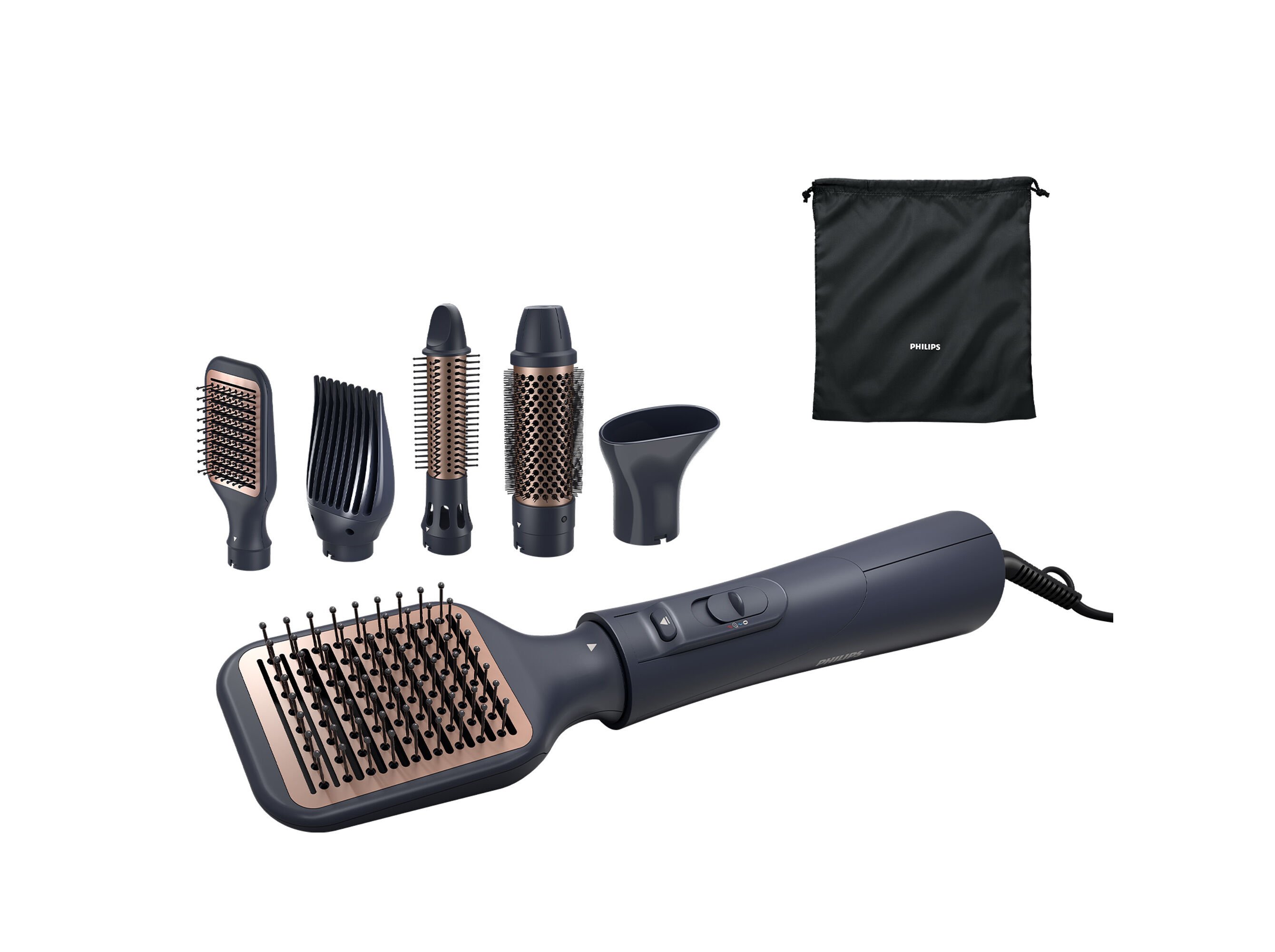 MODELADOR DE CABELO PHILIPS BHA530/00 MULTIFUN&Ccedil;&Otilde;ES 5 EM 1