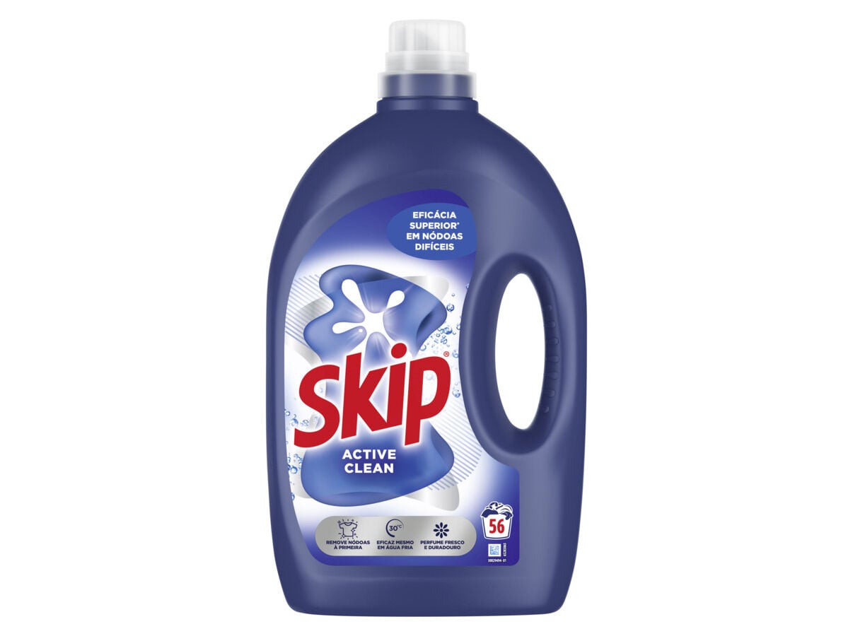 DETERGENTE ROUPA M&Aacute;QUINA LIQU&Iacute;DO SKIP ACTIVE CLEAN 56D