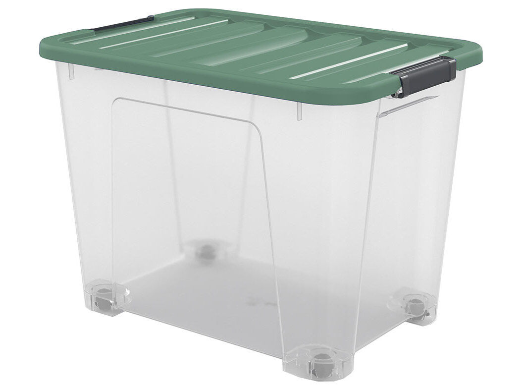 CAIXA ARRUMA&Ccedil;&Atilde;O ACTUEL COM RODAS 55X41X39CM