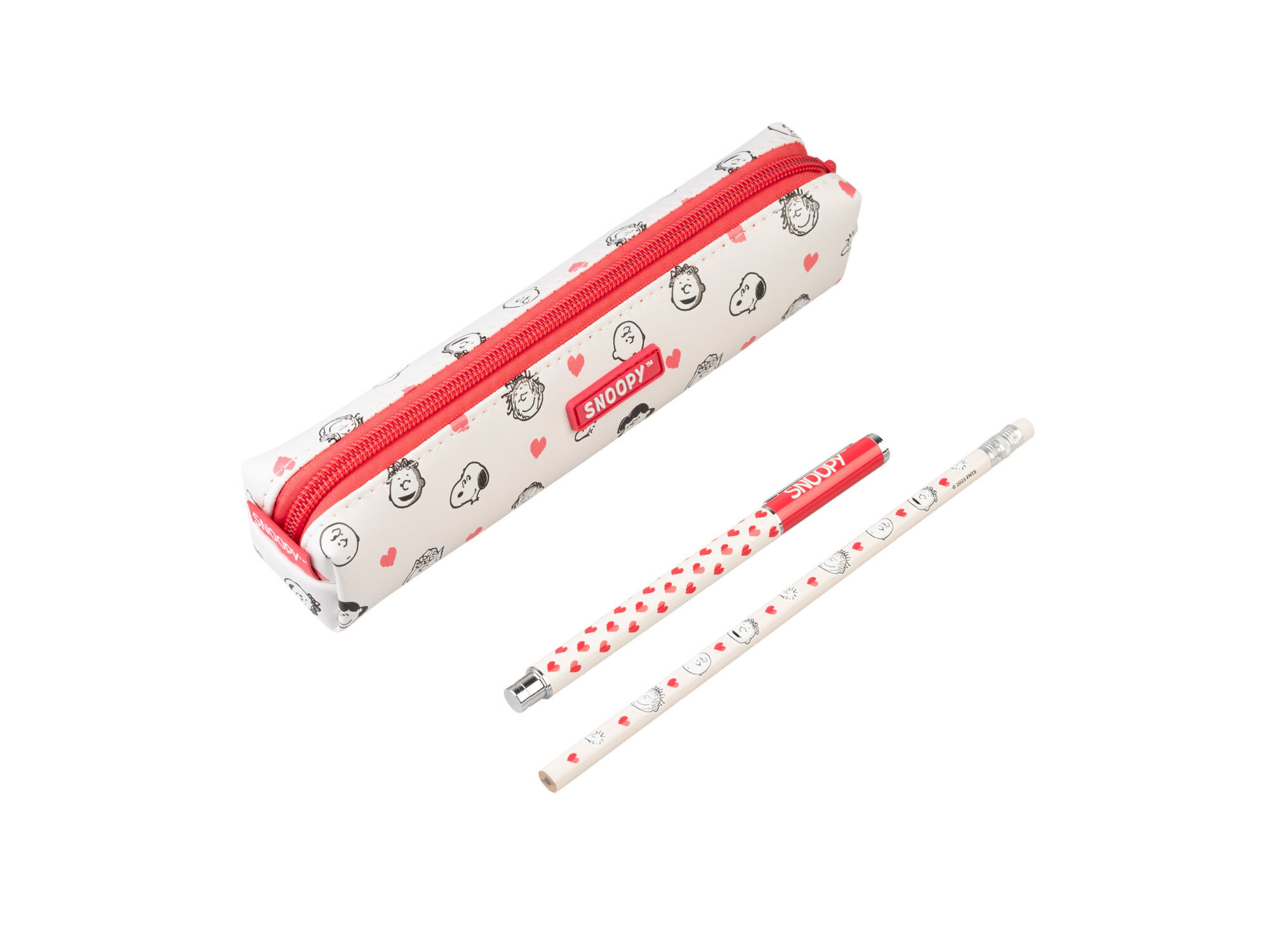 CONJUNTO ESTOJO COM CANETA E LAPIS SNOOPY