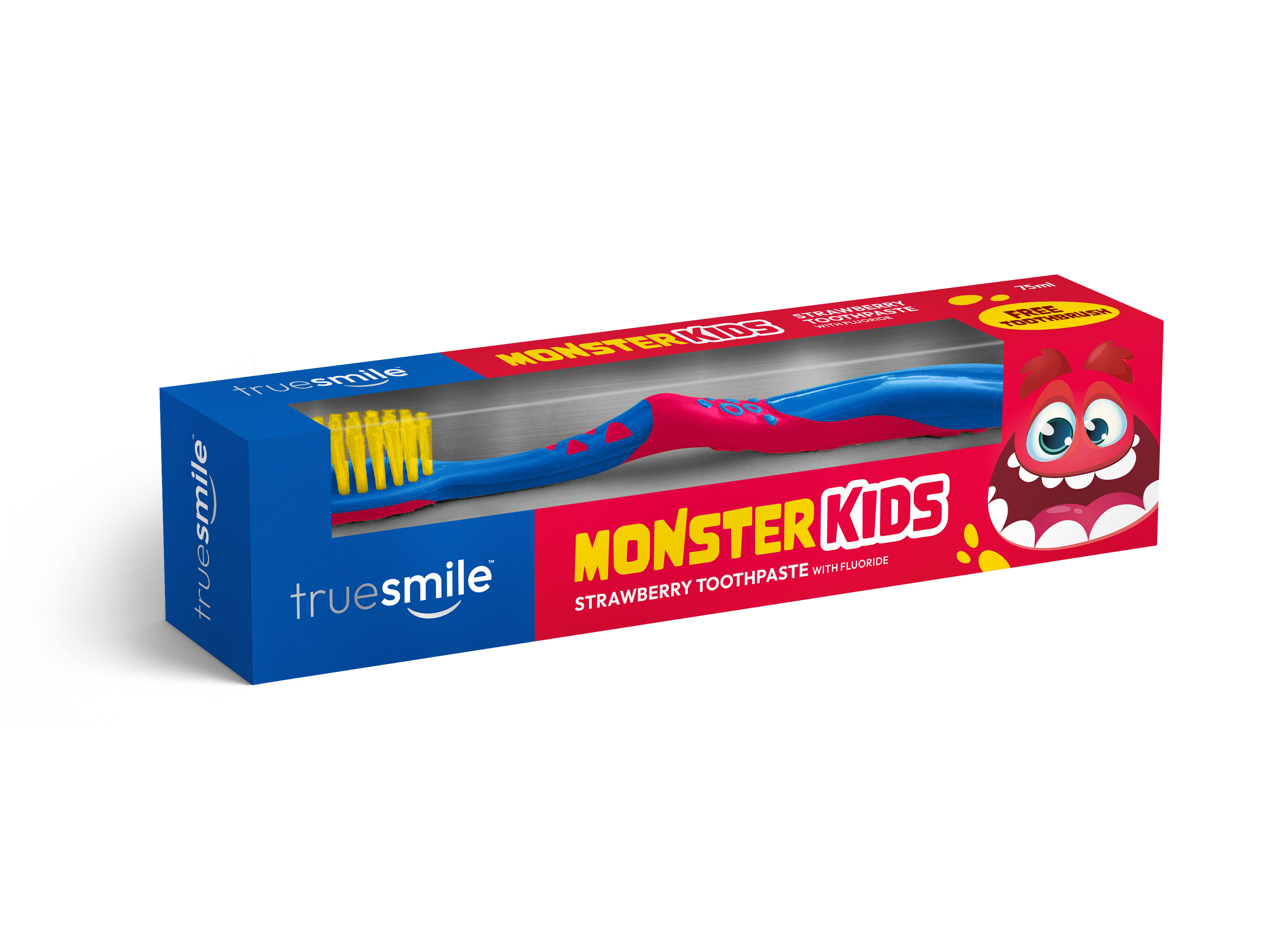 PASTA DENTIFRICA TRUESMILE MORANGO 75ML image number 1