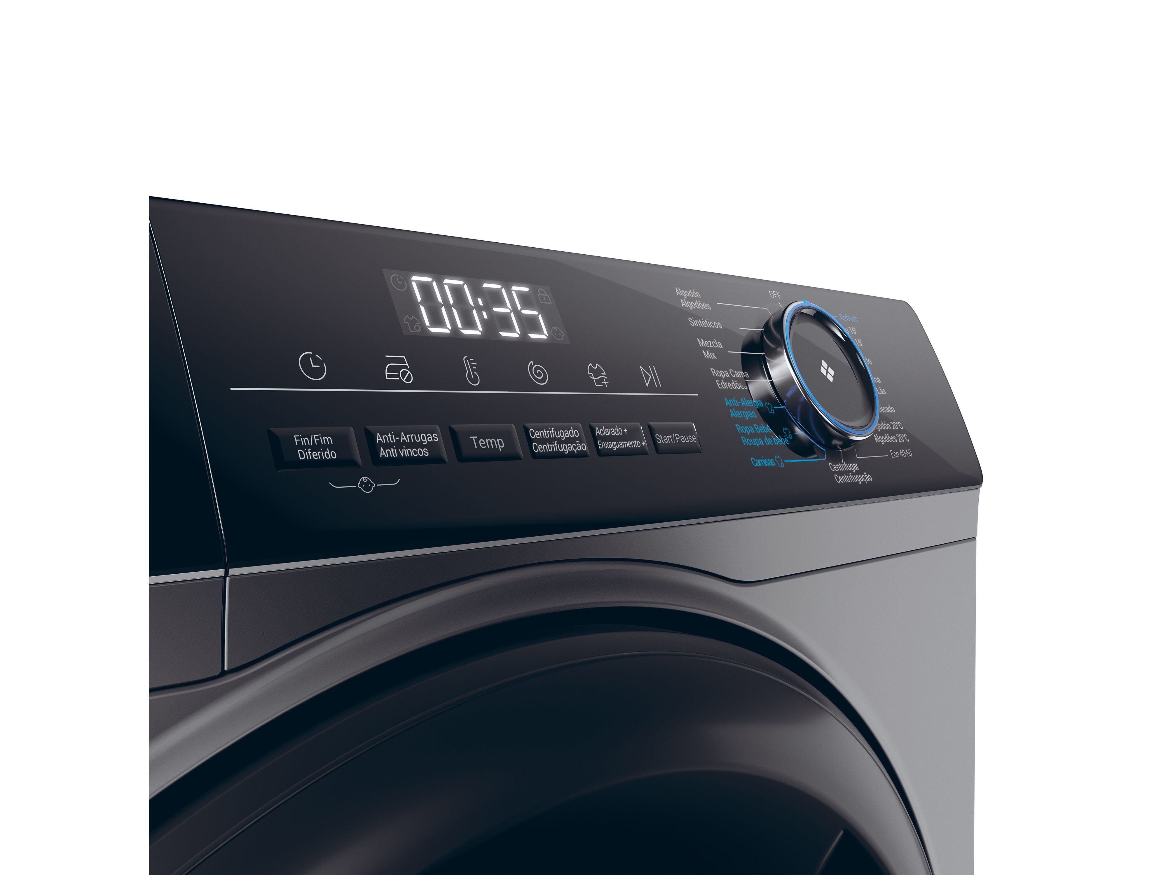 M&Aacute;QUINA DE LAVAR ROUPA HAIER HW90-B14939S8-IB - SILVER A 9KG image number 4