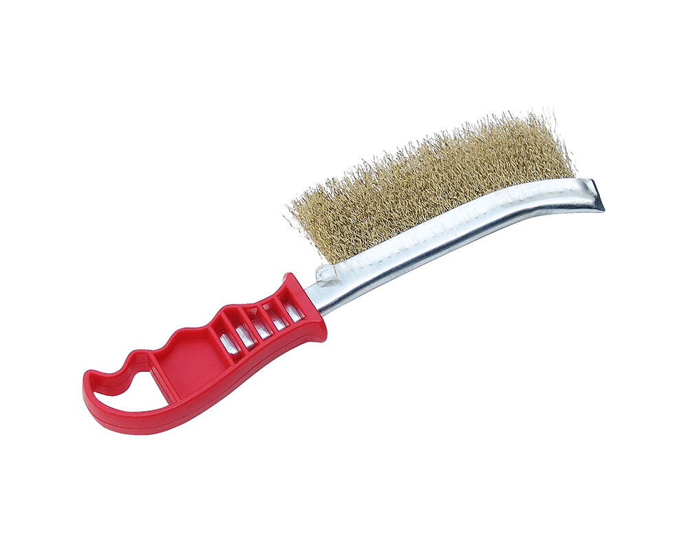 ESCOVA DE A&Ccedil;O AUCHAN COM CABO PL&Aacute;STICO