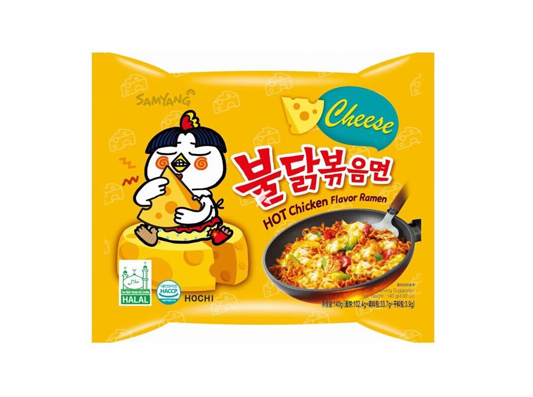 NOODLES SAMYANG BULDAK HOT CHICKEN CHEESE 140G image number 0
