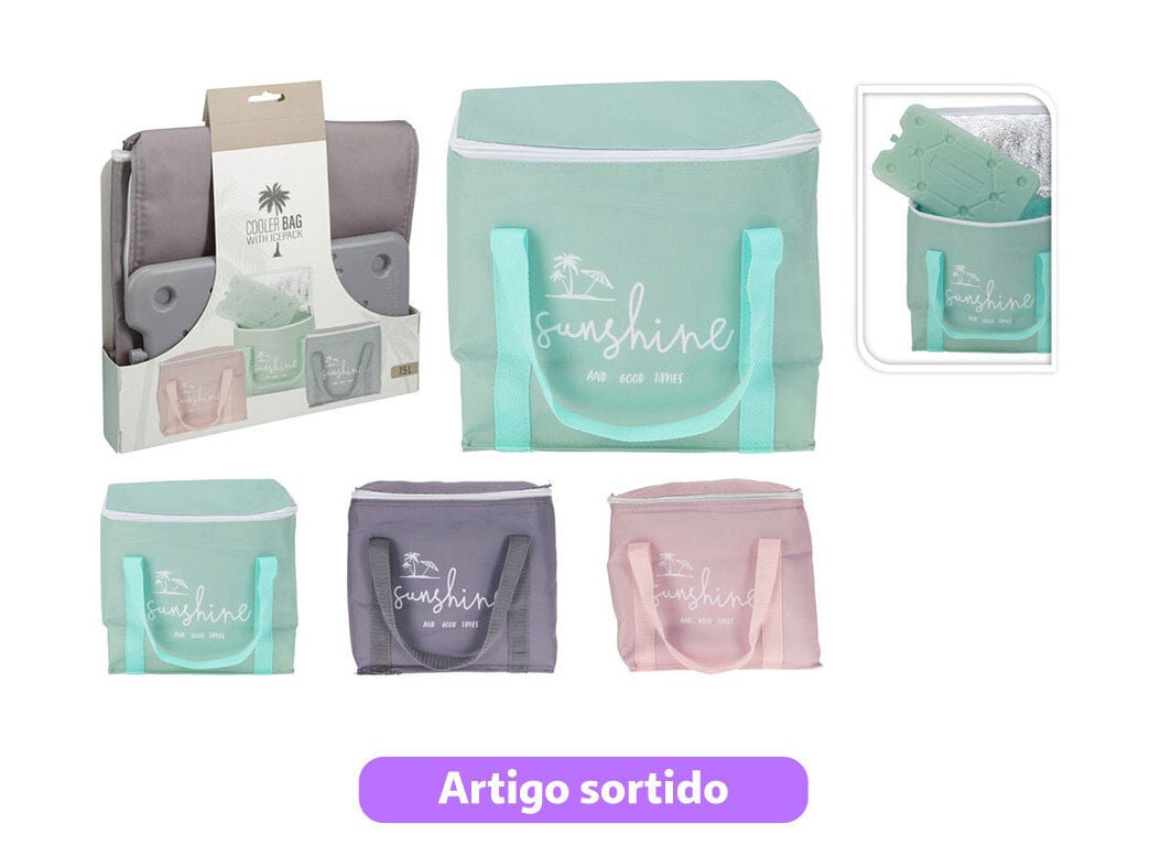 LANCHEIRA T&Eacute;RMICA EH COM BARRA ACUMULADOR FRIO CORES SORTIDAS