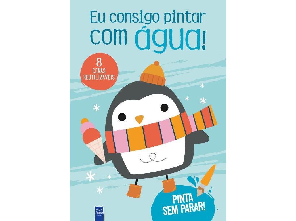 LIVRO CONSIGO PINTAR COM &Aacute;GUA - PINGUIM image number 0