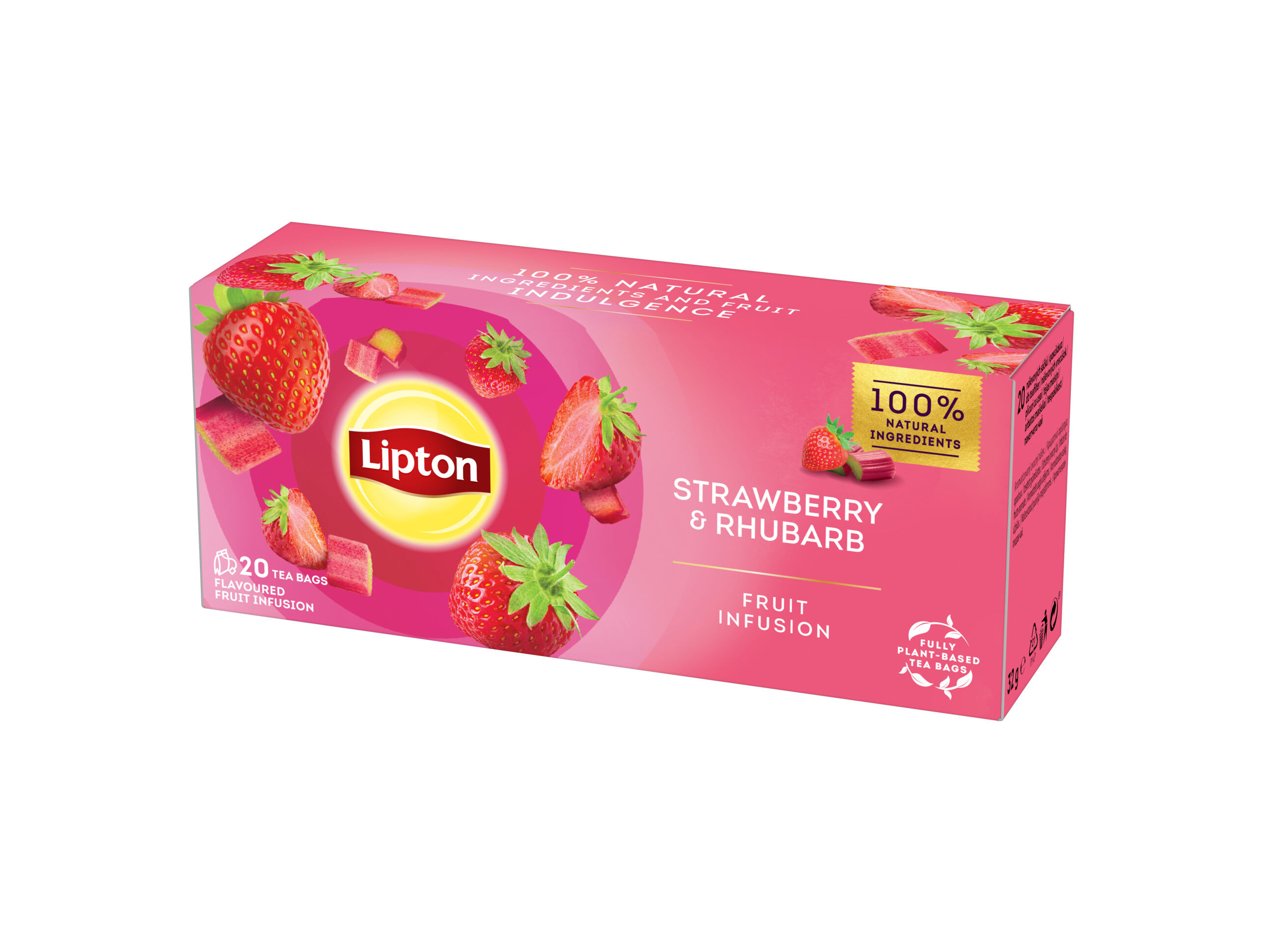 INFUS&Atilde;O LIPTON MORANGO RUIBARBO 20 SAQ image number 0