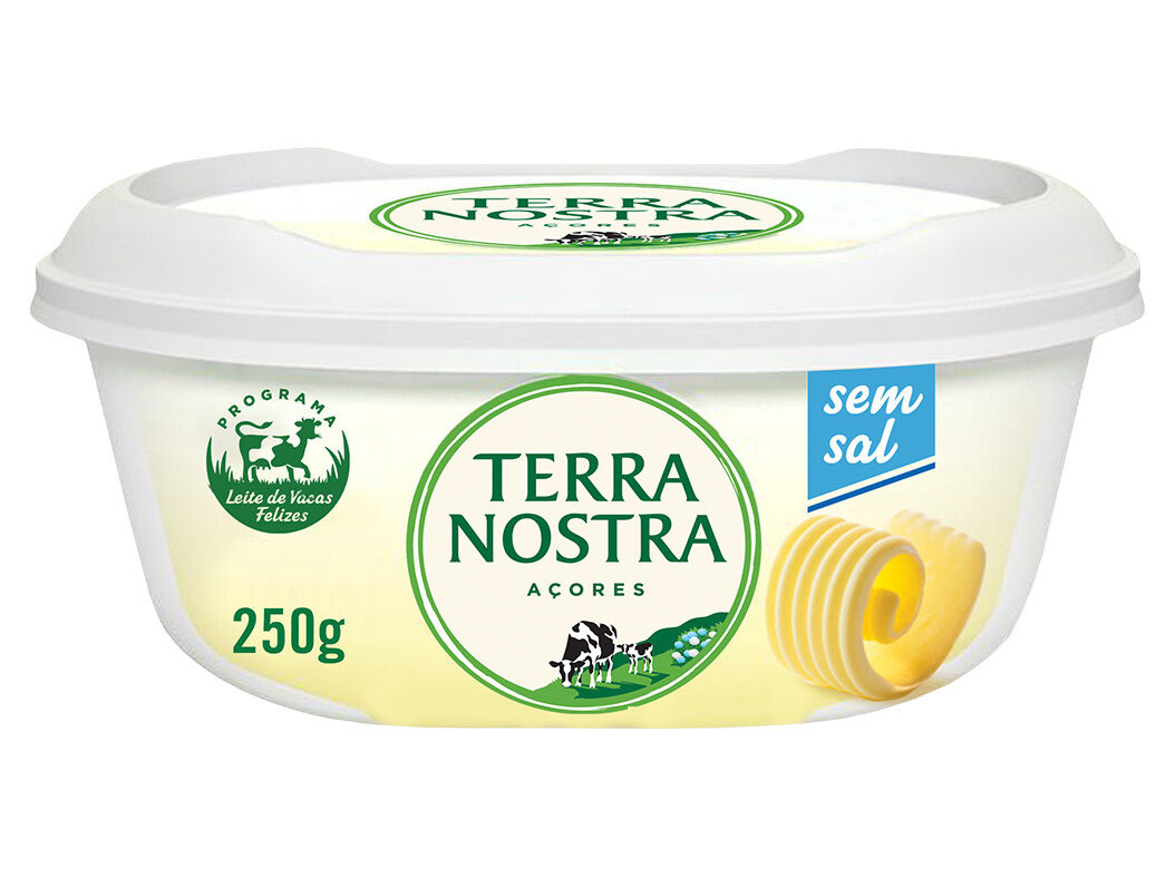 MANTEIGA TERRA NOSTRA SEM SAL 250G image number 0
