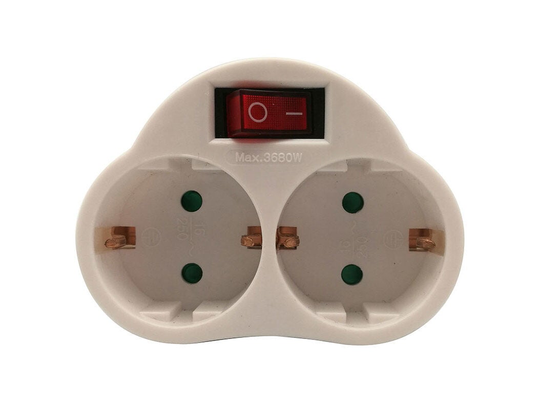 FICHA DUPLA 16A AUCHAN COM INTERRUPTOR image number 0