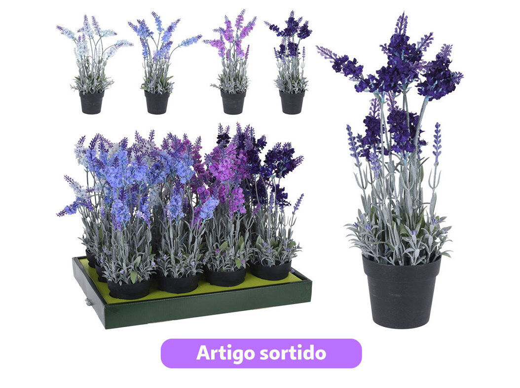 PLANTA ARTIFICIAL 40CM CORES SORTIDAS