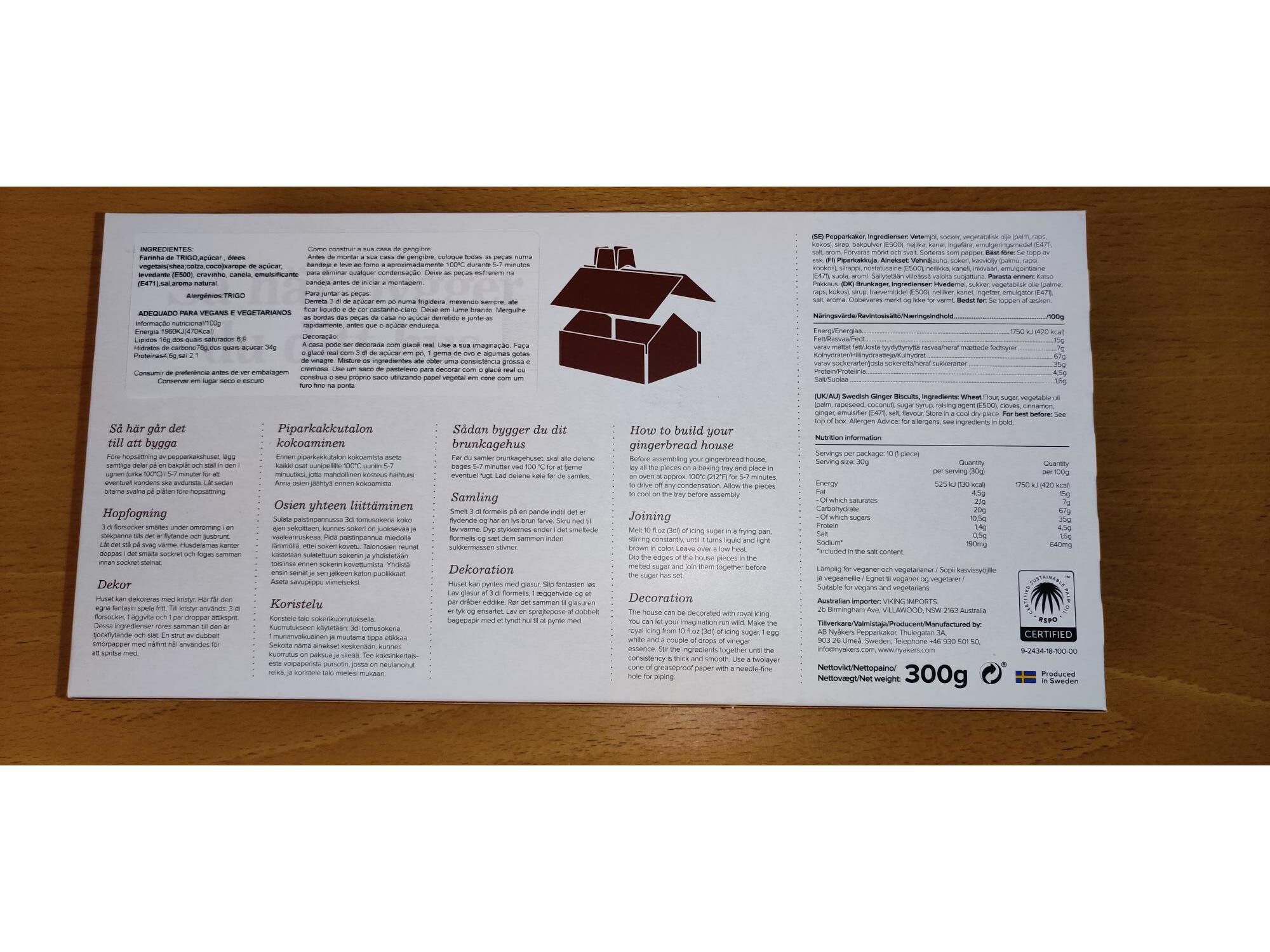 BOLACHA NYAKERS CASINHA NATAL 300G image number 1