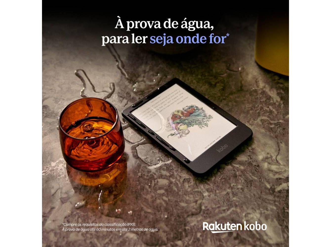E-BOOK KOBO CLARA COLOUR 6" PRETO image number 6