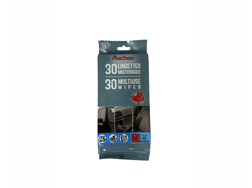 TOALHITAS AUCHAN MULTI-USOS 30 UNIDADES