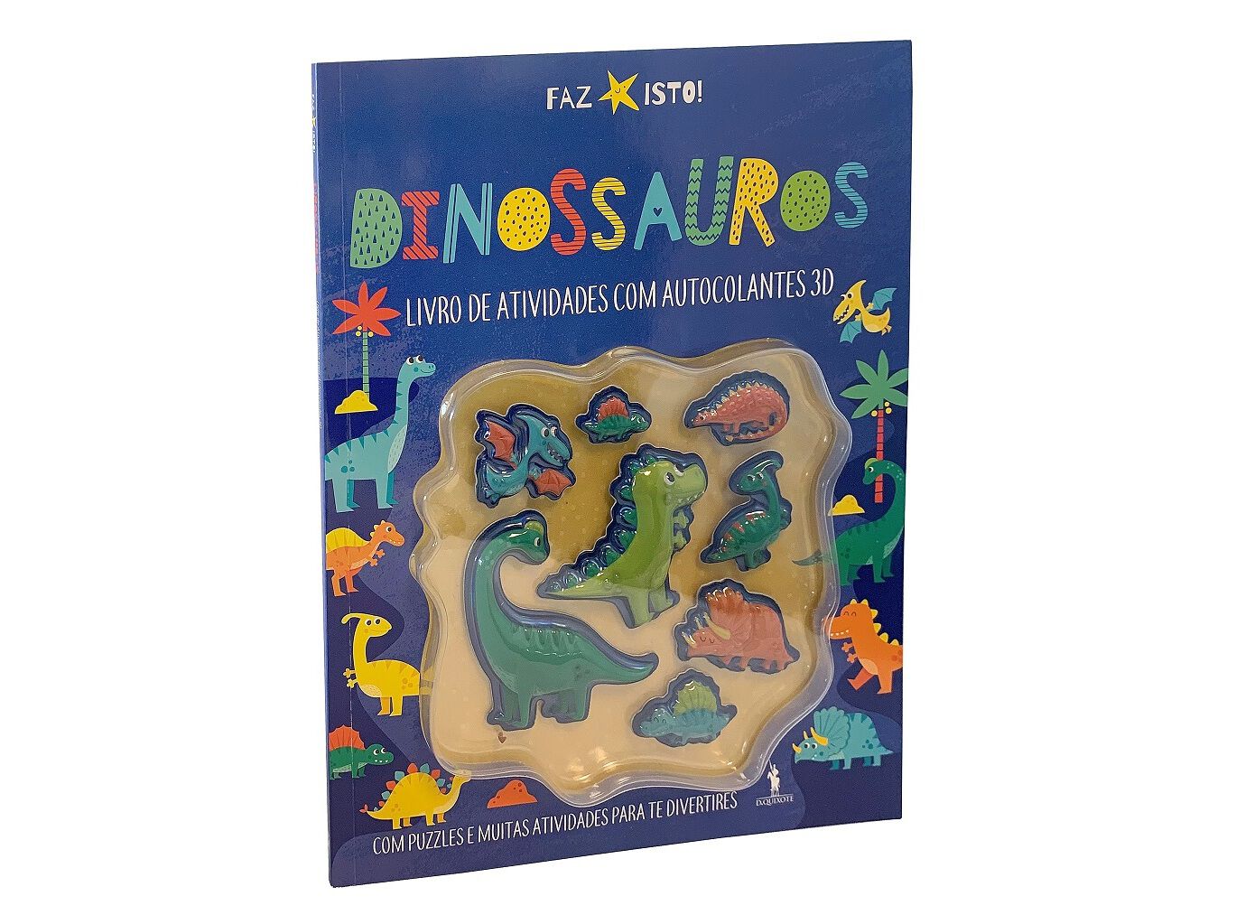 LIVRO DINOSSAUROS: BOLHINHAS AUTOCOLANTES: DE LAKE PRESS image number 0