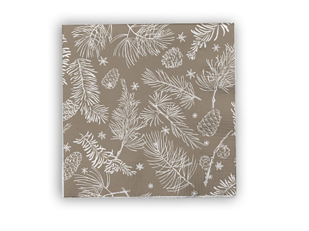 GUARDANAPOS SLOW FOREST ACTUEL 20 UNIDADES 38X38CM image number 0