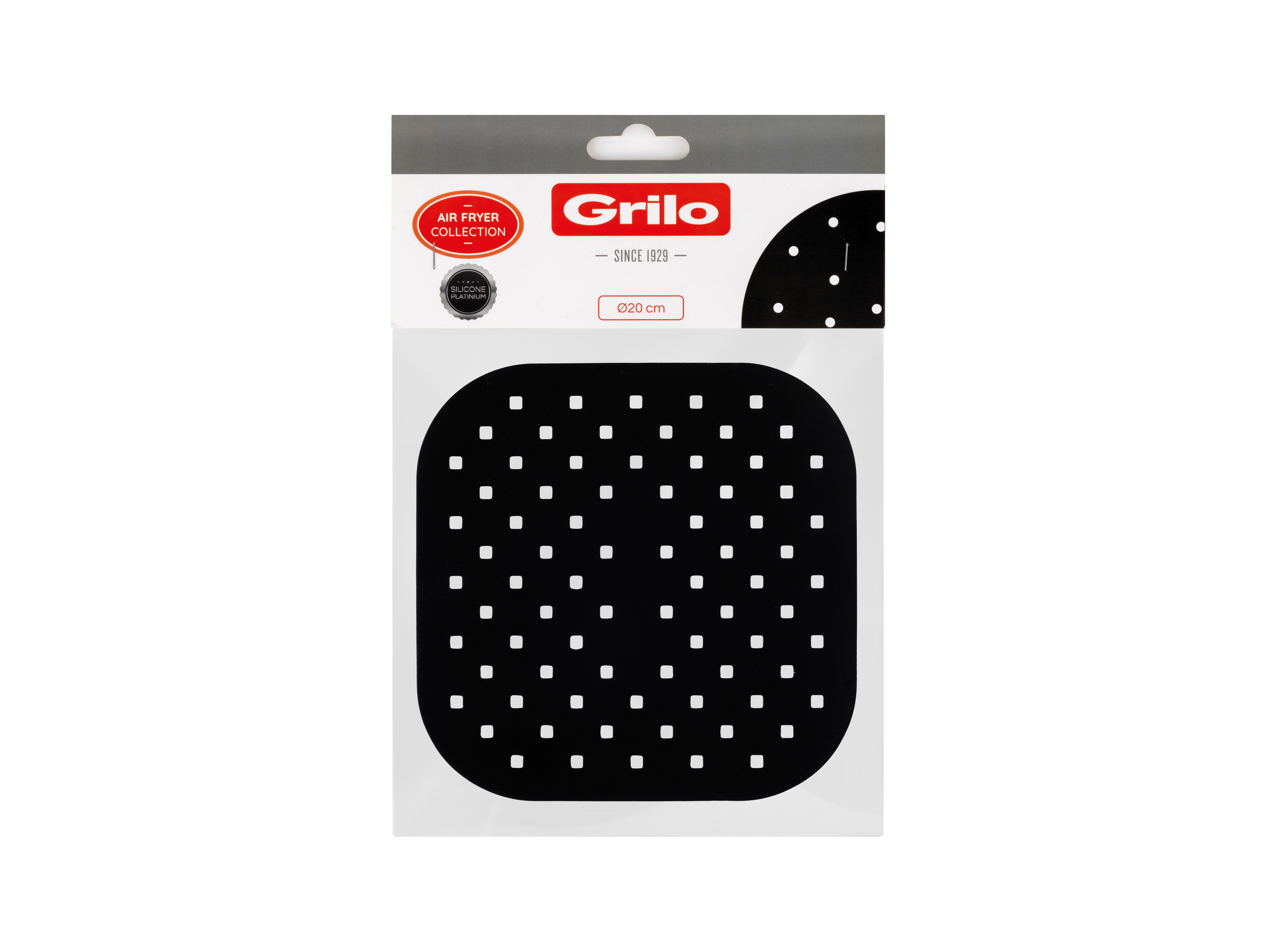 BASE PARA AIR FRYER GRILO SILICONE QUADRADA 20CM image number 1