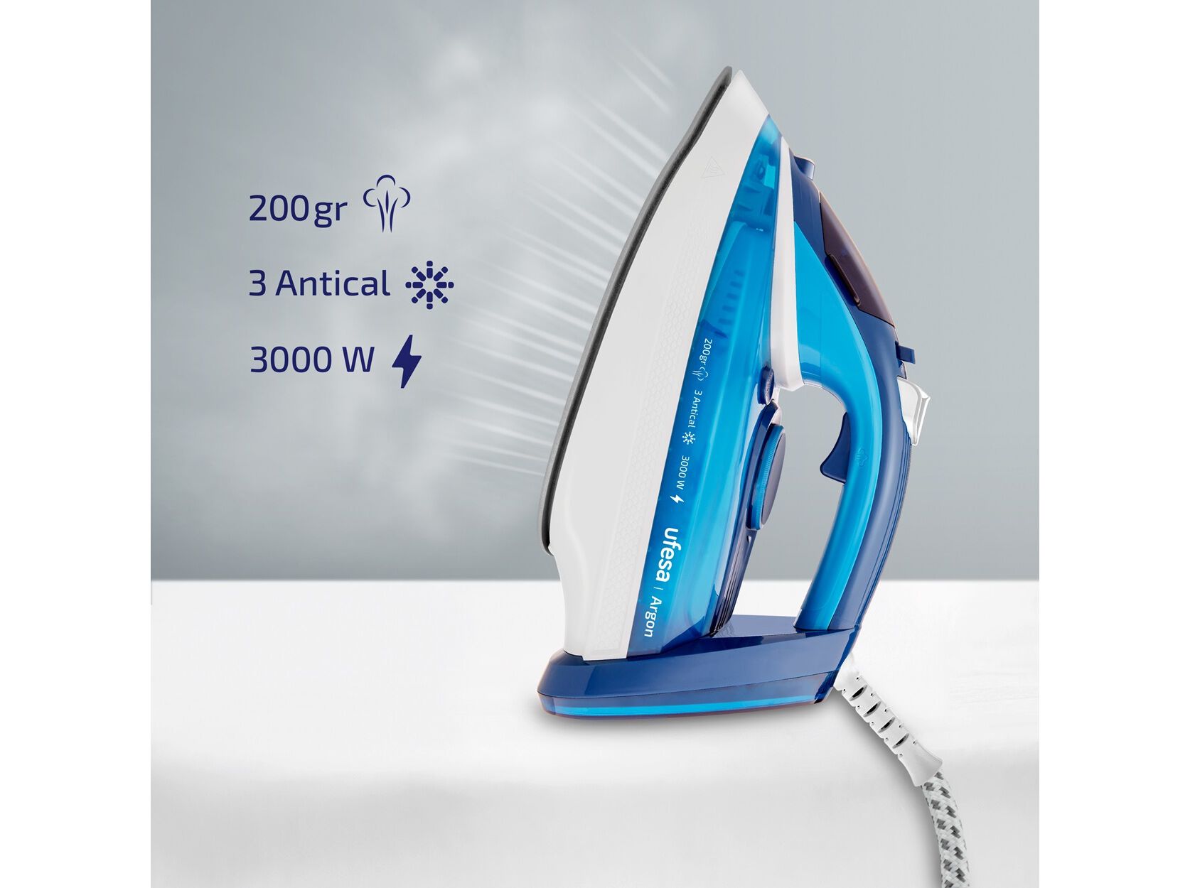 FERRO A VAPOR UFESA ARGON 3000W image number 2