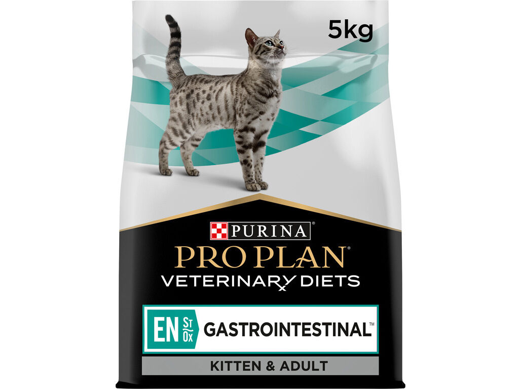 RA&Ccedil;&Atilde;O VETERIN&Aacute;RIA GATO PRO PLAN EN ST/OX GASTROINTESTINAL 5KG image number 0
