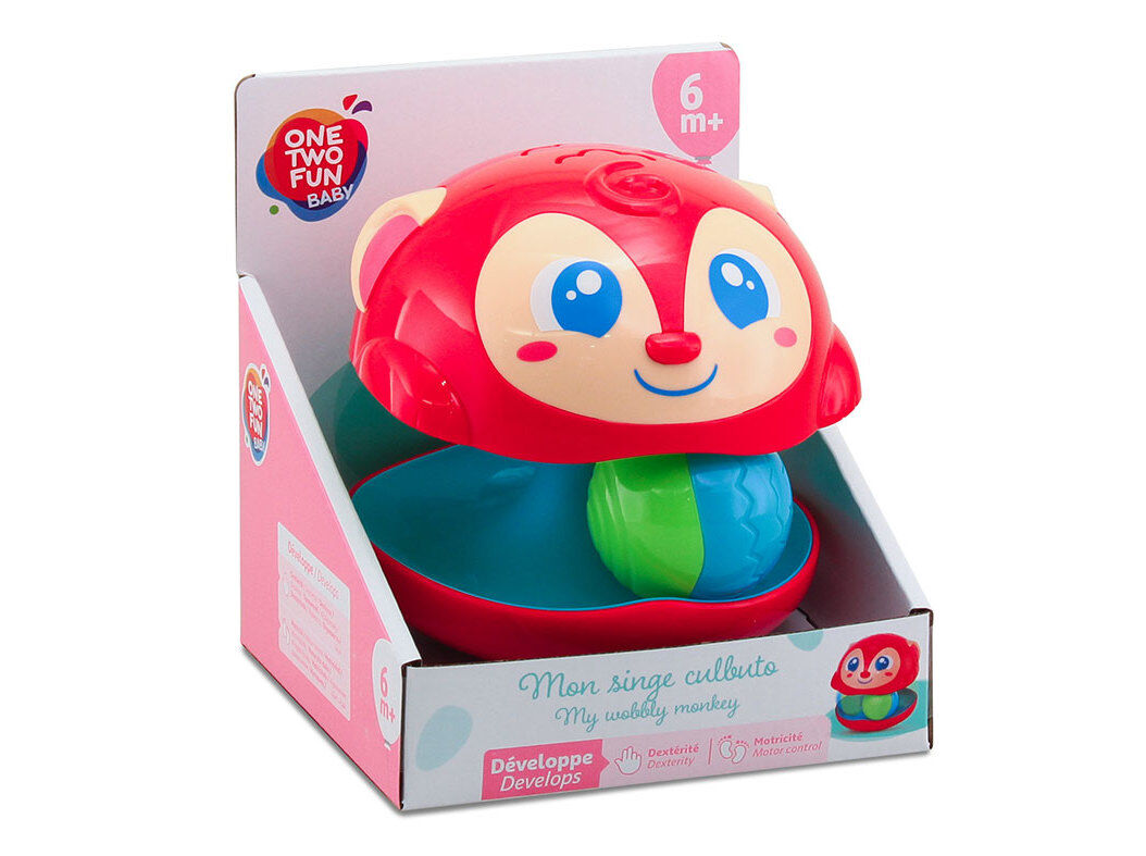 MACACO BALAN&Ccedil;ANTE ONE TWO FUN 12CM