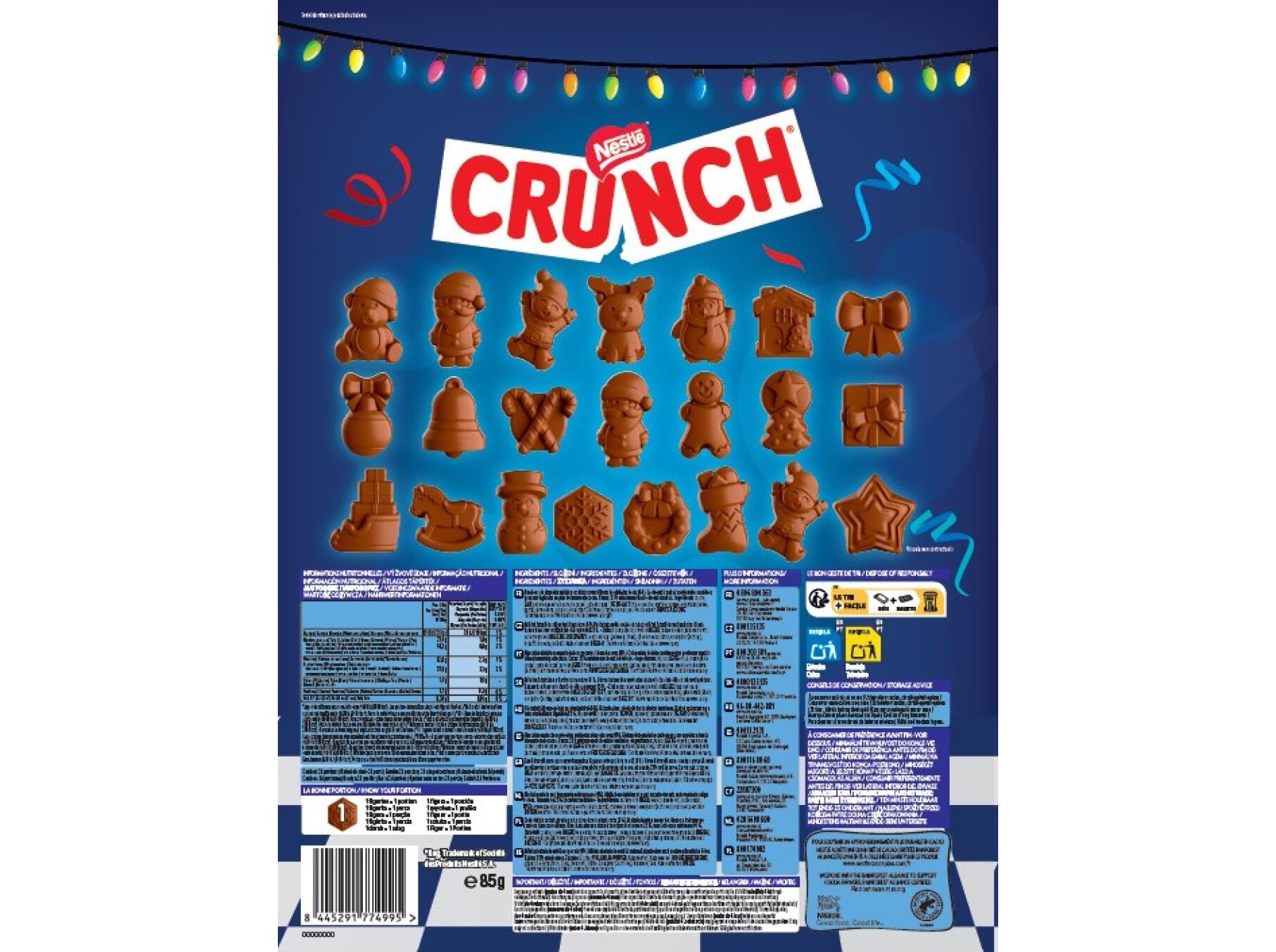 CALEND&Aacute;RIO ADVENTO NESTL&Eacute; CRUNCH 85G image number 1