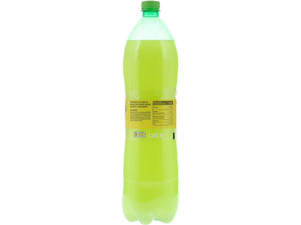 REFRIGERANTE C/G&Aacute;S AUCHAN ANAN&Aacute;S 1.5L image number 1