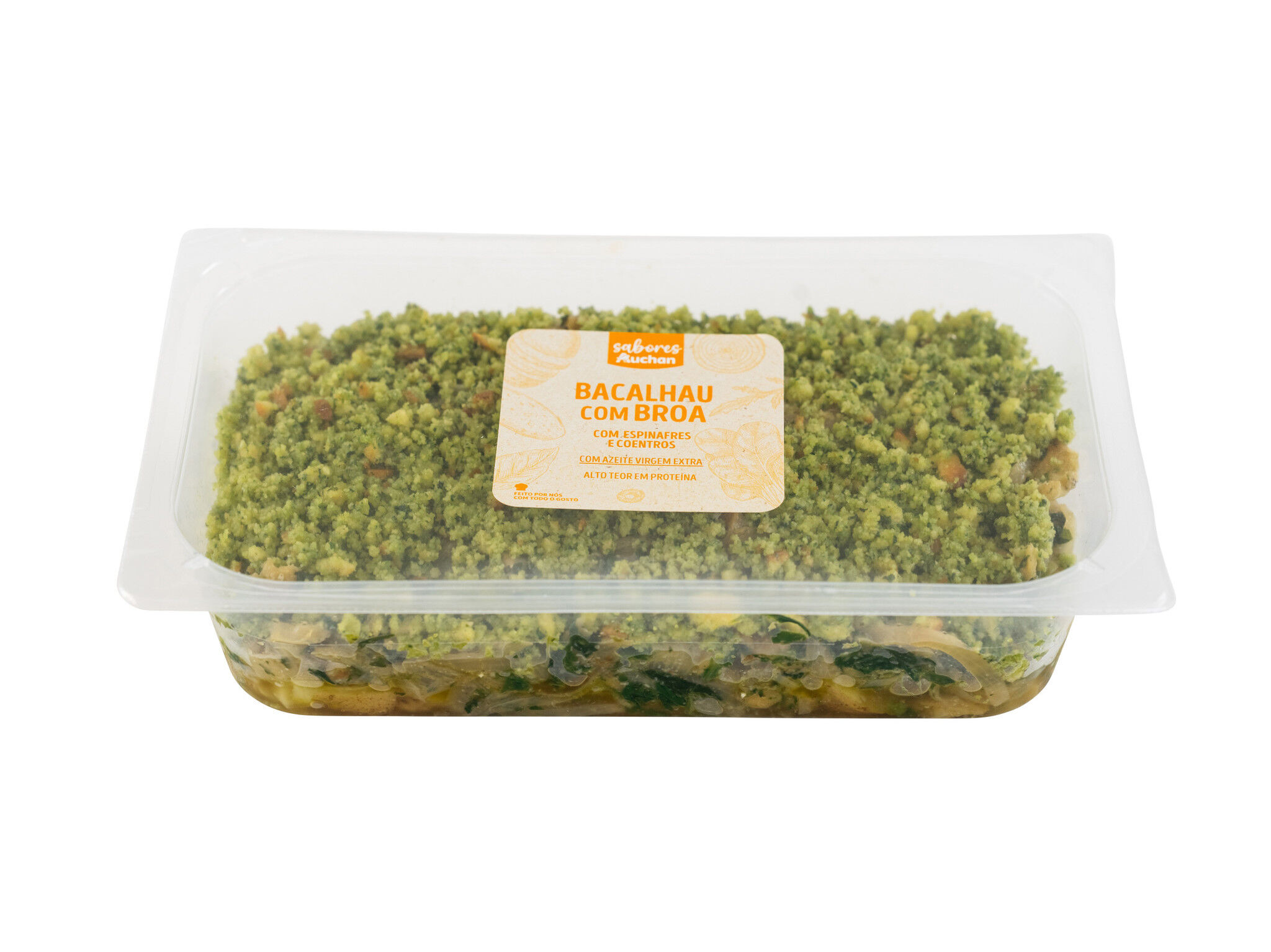 BACALHAU COM BROA SABORES AUCHAN 900 G image number 1