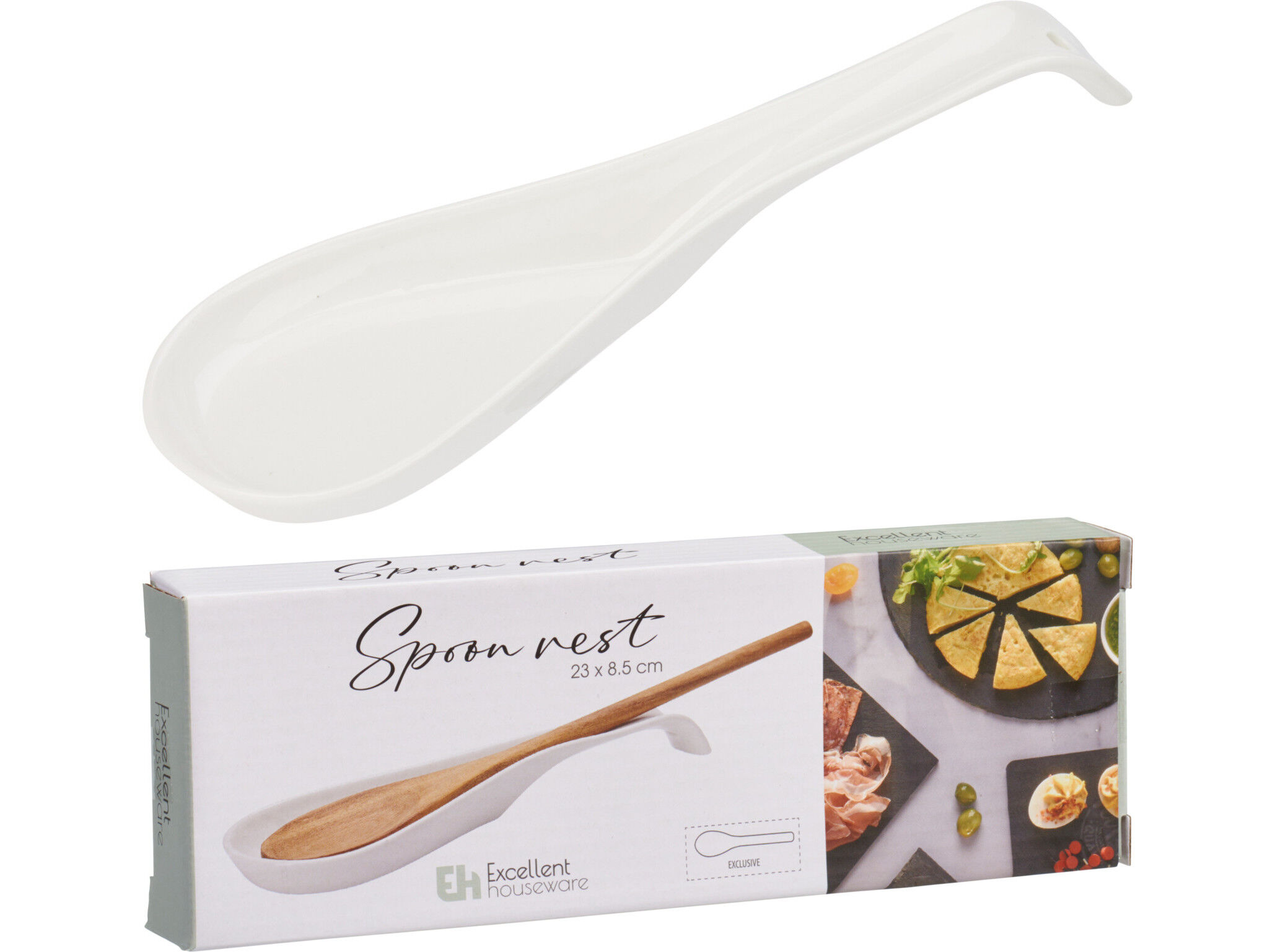 POUSA COLHERES PORCELANA 23X8.5X3CM image number 1