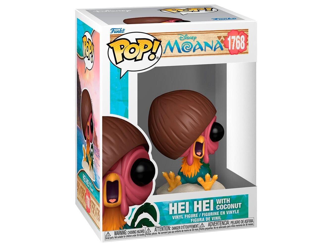 FIGURA POP! FUNKO MOANA S3- HEI HEI W/COCONUT image number 0