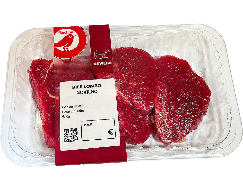 BIFE LOMBO NOVILHO AUCHAN KG image number 0