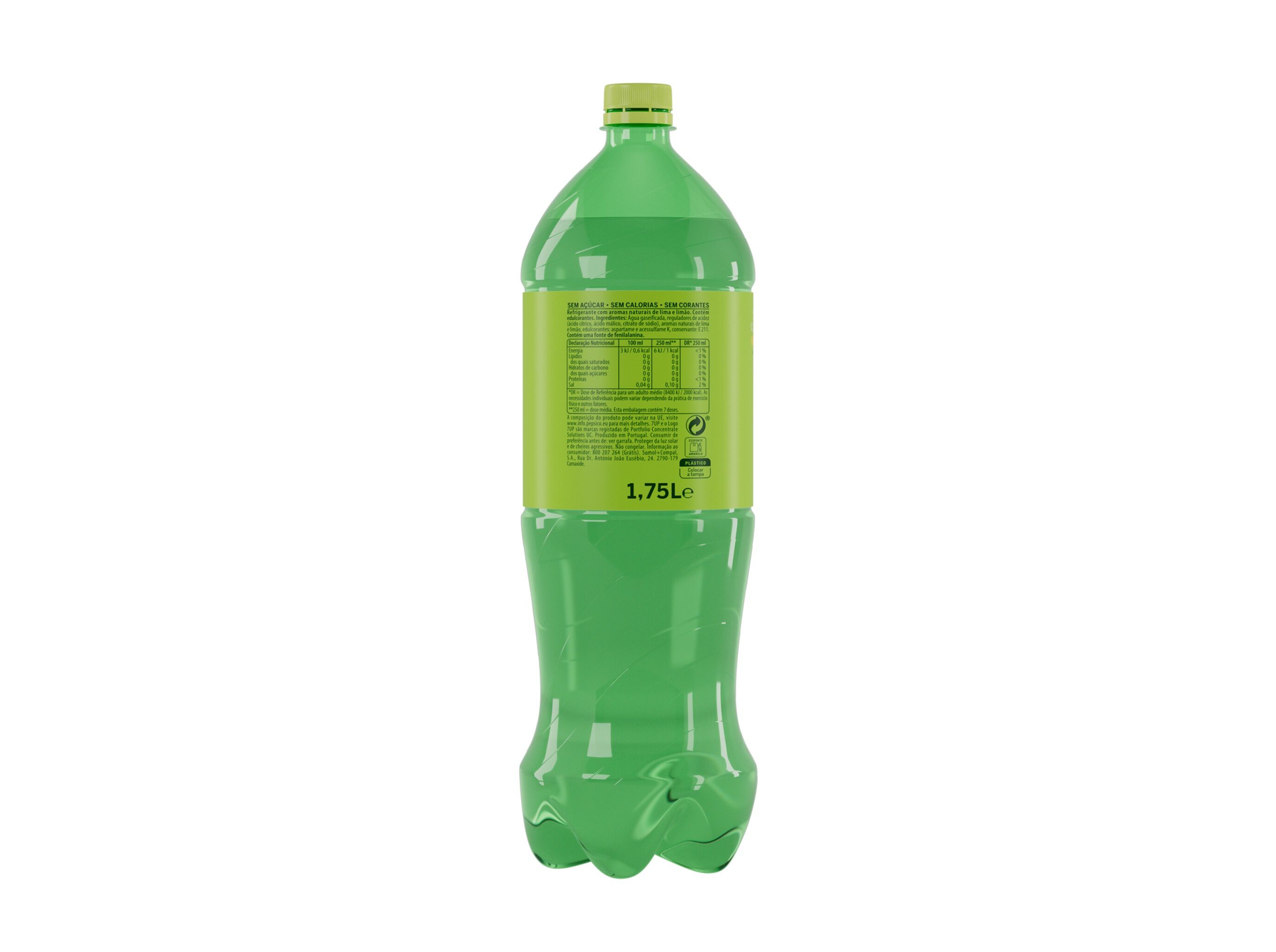 REFRIGERANTE C/ G&Aacute;S 7UP ZER0 1.75 L (SDR) image number 1