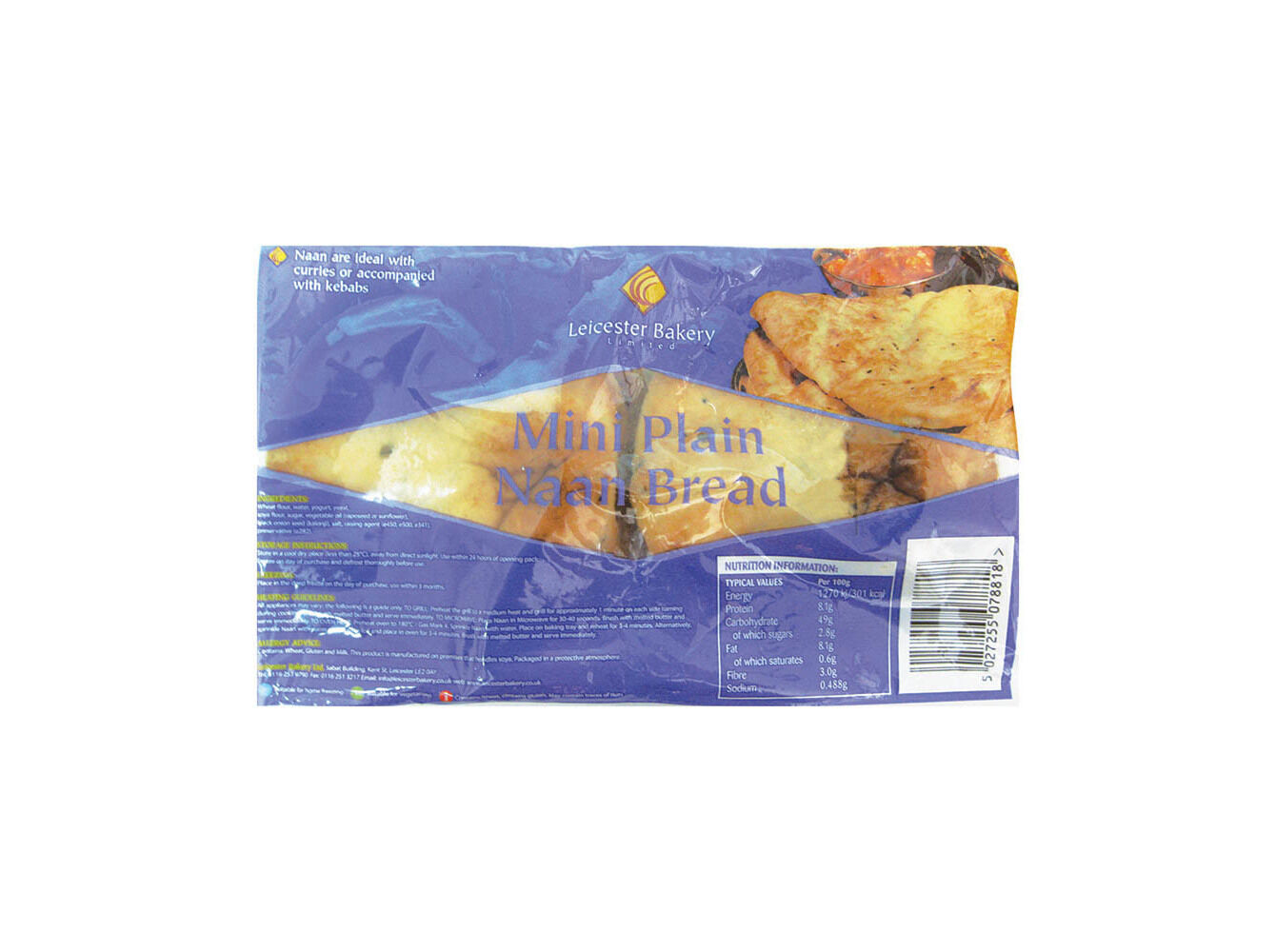 PAO MINI LEICESTER BAKERY NAN PLAIN IN ONE PACK 6 UN image number 0