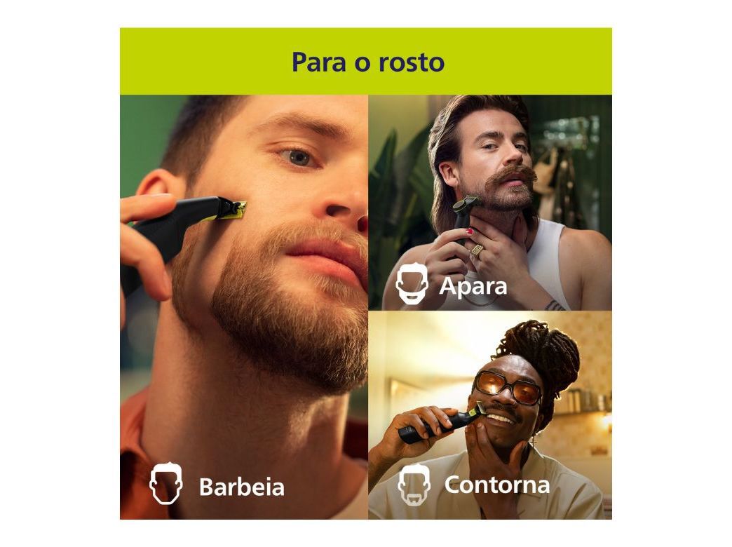 APARADOR MULTIFUN&Ccedil;&Otilde;ES PHILIPS QP6542/19 ONE BLADE PRO image number 2