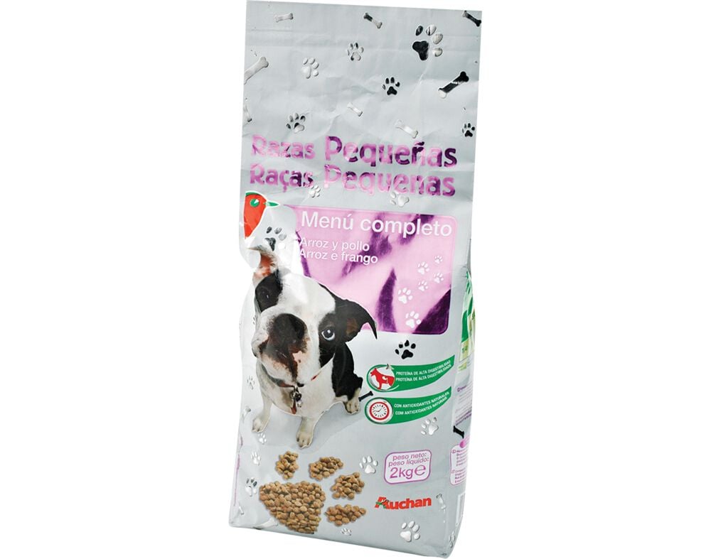 RA&Ccedil;&Atilde;O PARA C&Atilde;O AUCHAN RA&Ccedil;AS PEQUENAS COM ARROZ E FRANGO 2KG image number 0