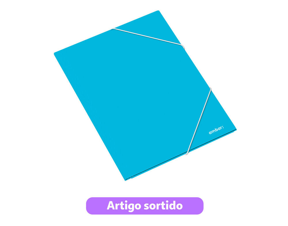 CAPA COM EL&Aacute;STICO AMBAR ALMA&Ccedil;O CARTOLINA CORES SORTIDAS image number 1