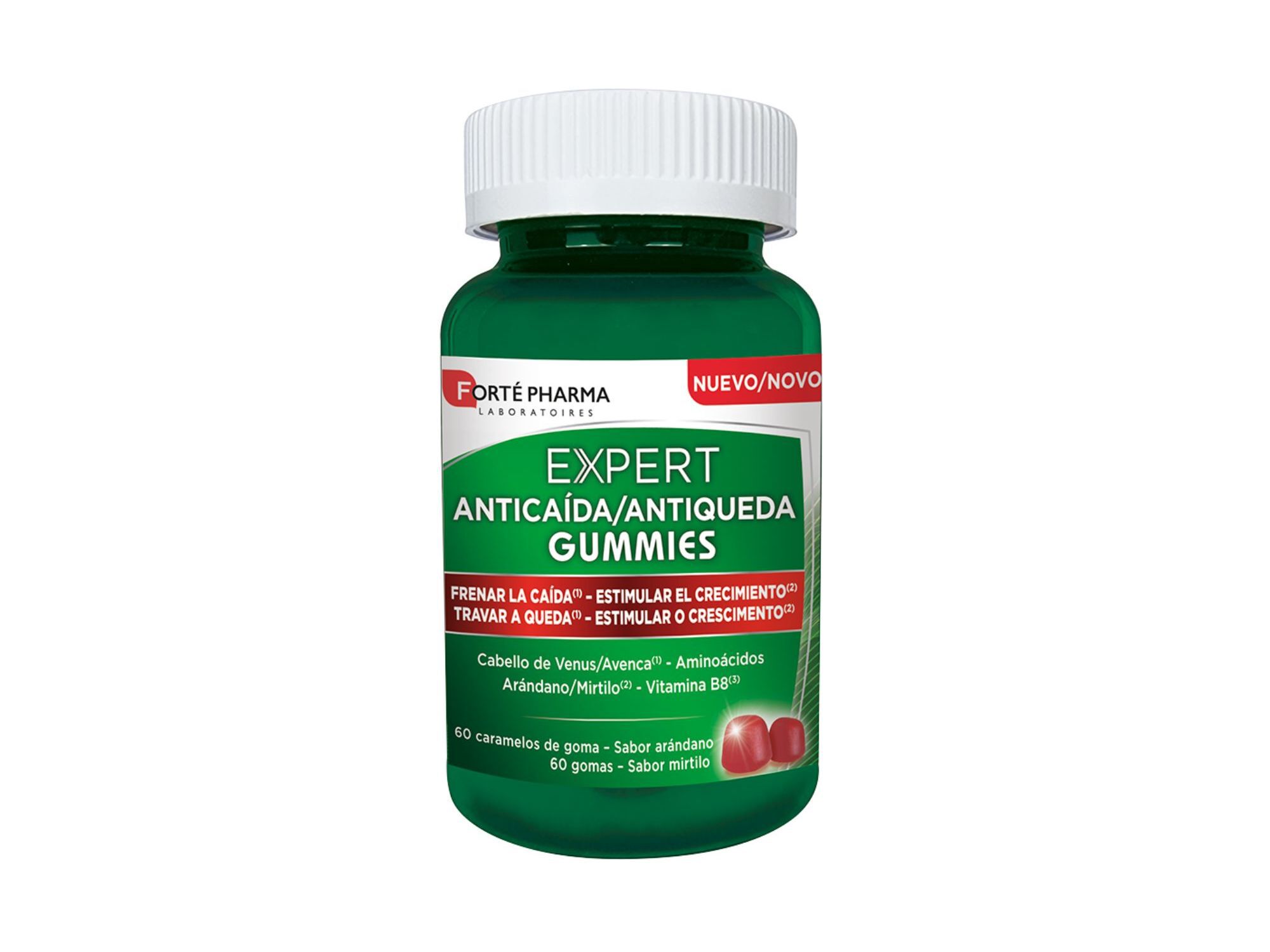SUPLEMENTO FORT&Eacute; PHARMA EXPERT ANTI-QUEDA 60 GOMAS image number 0