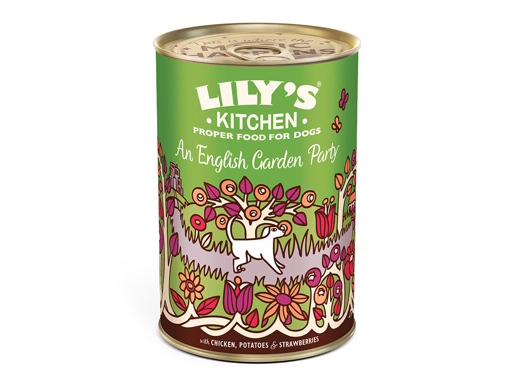 COMIDA H&Uacute;MIDA PARA C&Atilde;O LILY'S KITCHEN FRANGO 400G image number 1