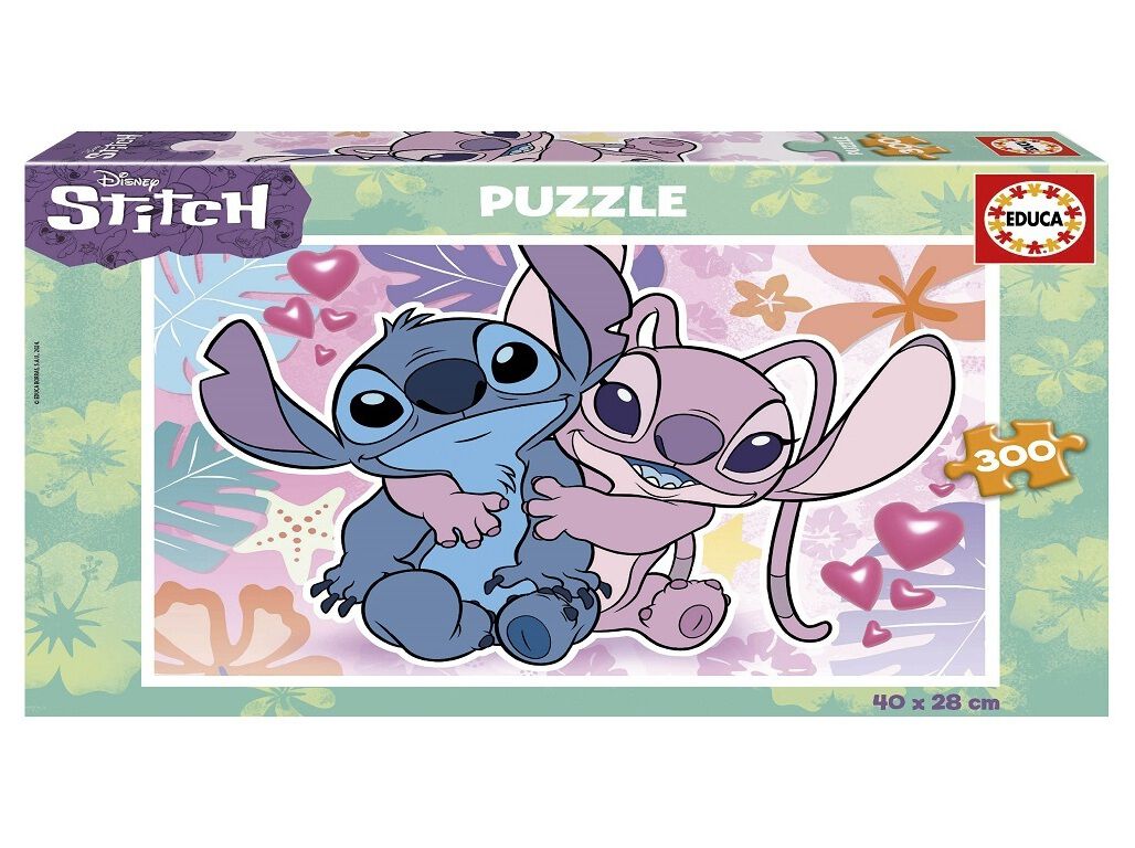 PUZZLE STITCH DISNEY EDUCA 300 PE&Ccedil;AS image number 0