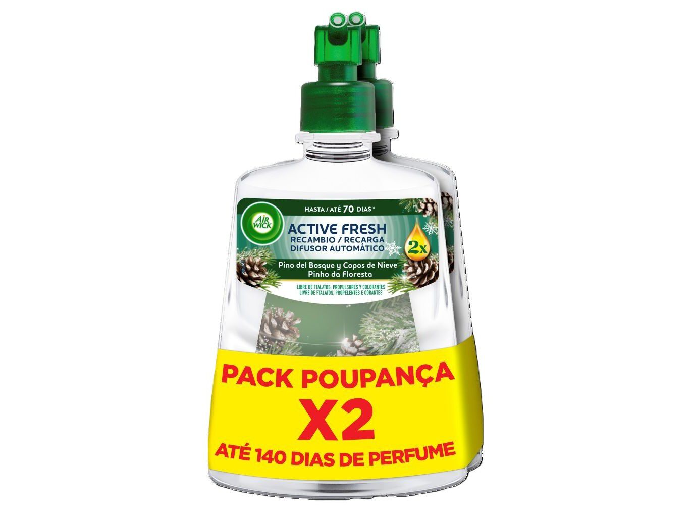 AMBIENTADOR PORT&Aacute;TIL AIRWICK PINHO FLORESTA REC 2UN