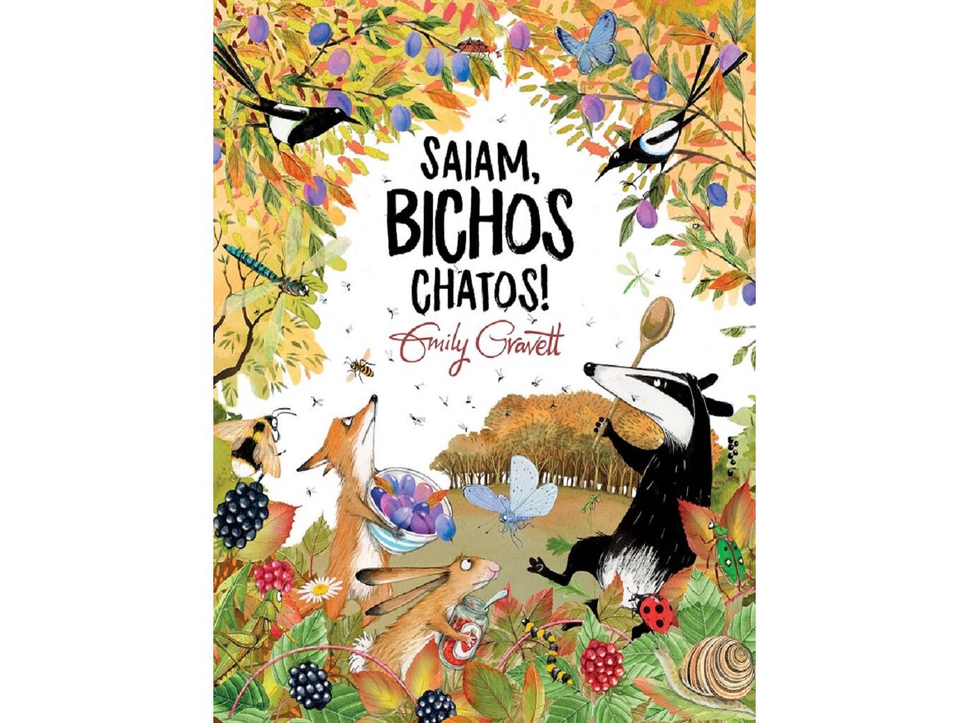 LIVRO SAIAM BICHOS CHATOS! DE EMILY GRAVETT image number 0