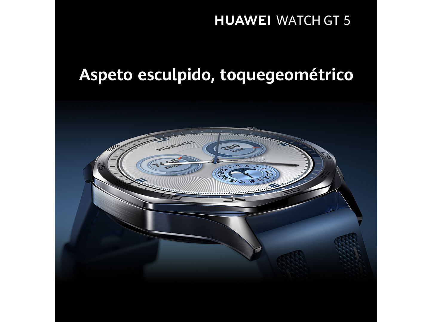 SMARTWATCH HUAWEI WATCH GT5 PRETO 46MM image number 2