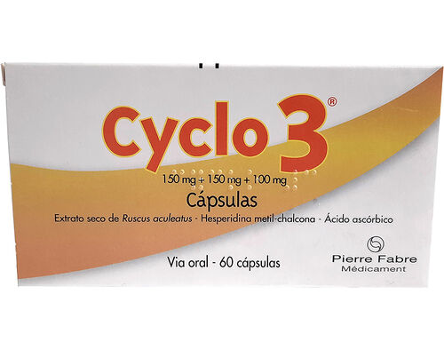 CÁPSULAS CYCLO 3 150+150+100MG 60UN image number 0