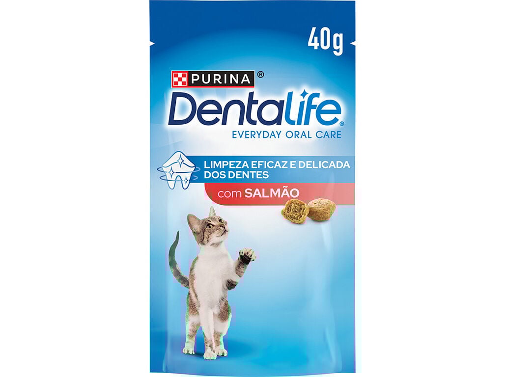 SNACKS PARA GATO DENTALIFE COM SALM&Atilde;O 40G image number 0